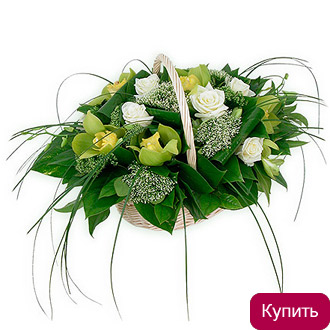 Корзина цветов Райский остров